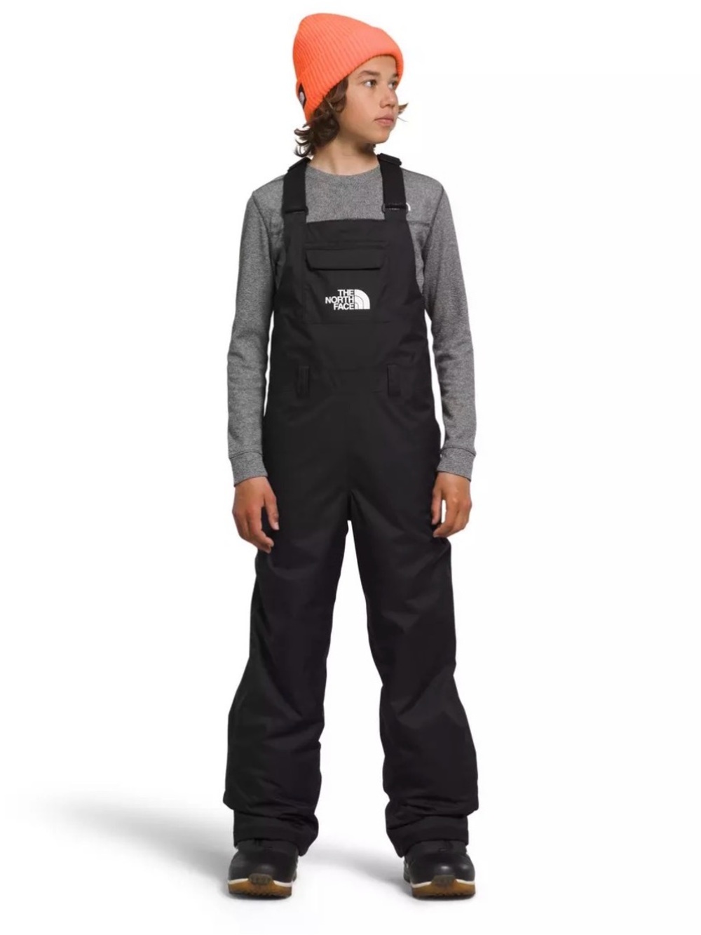 The North Face Youth Front Logo Freedom Snow Bibs.